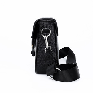 <span class=keywords><strong>Sac</strong></span> bandoulière messager décontracté et tendance pour <span class=keywords><strong>homme</strong></span> en cuir PU avec rabat, sacoche de selle de haute qualité - Product Image 2