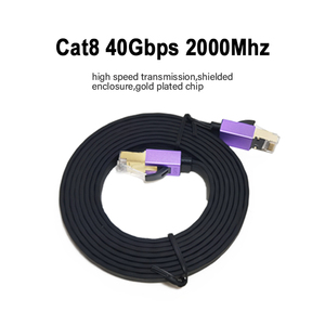 40Gbps 2000Mhz Câble Ethernet plat Cat8 Connecteur <span class=keywords><strong>RJ45</strong></span> SFTP Cat8 Cuivre nu Cat8 <span class=keywords><strong>Cordon</strong></span> de raccordement - Product Image 3