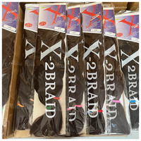 Cheveux à tresser pré-étirés de 180g, 48 pouces, pour machine à tresser, cheveux Jumbo pré-étirés, tresses africaines au crochet, cheveux ignifuges