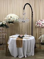 Cintre et coupleur de lustre incurvés avec plaque de base réglable et robuste
