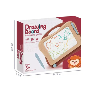 教育玩具子供ドローイングボードプラスチックシングルサイド磁気落書きドローイングボードセット - Product Image 5