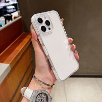Coque transparente bicolore en TPE 2.0 haute transparence pour iPhone 18 Pro Max et iPhone 17 Pro Max, antichoc et protectrice, coque claire