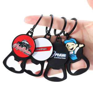 Diseño de fábrica, logotipo personalizado de la empresa, nombre, sublimación, recuerdo, Abrebotellas de Metal epoxi, llavero, barra de cerveza, llavero - Product Image 6