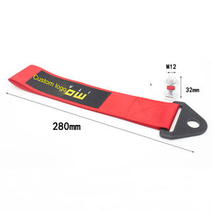 Correa de Remolque Universal para Parachoques Delantero de Automóviles de Carreras, Cuerdas de Remolque de 2 Pulgadas con Logotipo Personalizado, Correa de Remolque Trasera con Gancho - Product Image 3