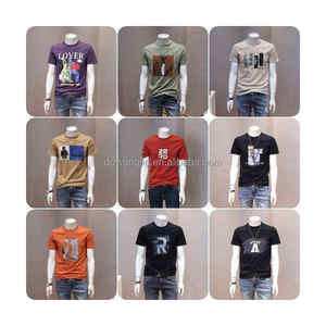 <strong>Men's</strong> White T-shirt, Cotton, Comfortable, Refreshing, Elegant, Pure Color, Short-sleeved - Product Image 6