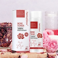 Tonique Visage Éclaircissant et Hydratant à la Rose, à base de Niacinamide Fermentée, d'Arbutine et d'Acide Kojique, pour un Teint Unifié et la Correction des Taches Brunes