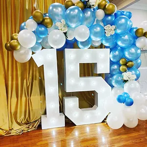 Chinahoo Fabriek Maakte Grote Feesttent Lichten Nummer Partytent Licht Letters 4ft Tent Led Number Lights Bruiloft Decoratie