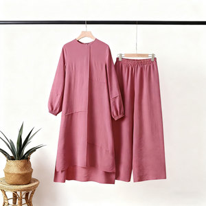 Malaysia hồi giáo phụ nữ thanh lịch khiêm tốn ăn phồng tay áo vòng cổ đô thị thể thao trong XS để XXL kích cỡ - Product Image 3