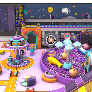 Équipement de parc d'attractions intérieur personnalisé pour enfants, grande piscine à balles en mousse, idéal pour centres commerciaux - Product Image 3