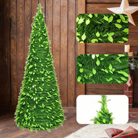 Arbre de Noël en PVC lumineux LED télescopique, modèle exclusif et très demandé, vente en gros usine JIAXUN BH-042