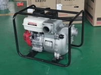 Pompe à eau en alliage d'aluminium DONGQING DQ80WTB-3G de 3 pouces à moteur essence pour contrôle des inondations et drainage urbain, démarrage manuel/électrique