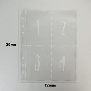 25 tờ thay thế 100 Phong bì A5 <span class=keywords><strong>Polaroid</strong></span> ảnh rời lá lưu trữ đơn giản in sẵn số 1-100 để nhồi tiền mặt - Product Image 5