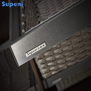 Cesta Deslizante para <span class=keywords><strong>Armario</strong></span> de Aluminio y Ratán ABS, Organizador Extraíble que Ahorra Espacio, Duradero para <span class=keywords><strong>Armario</strong></span> de Dormitorio - Product Image 6