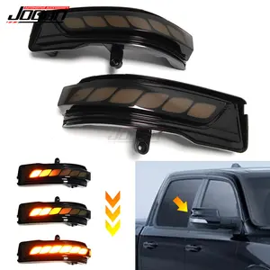 For Dodge Ram 1500 TRX 2019 2020-2023 LED Dynamic Turn Signal Light Lamp Side Rear View Mirror Indicator Replacement