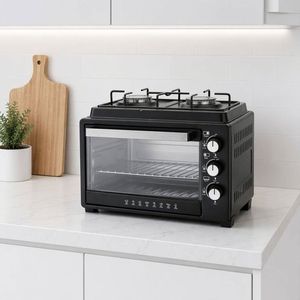 Ensemble cuisinière et four à gaz en acier inoxydable avec logo personnalisé, faible MOQ, 2 brûleurs et accessoires de cuisson pour usage domestique - Product Image 5