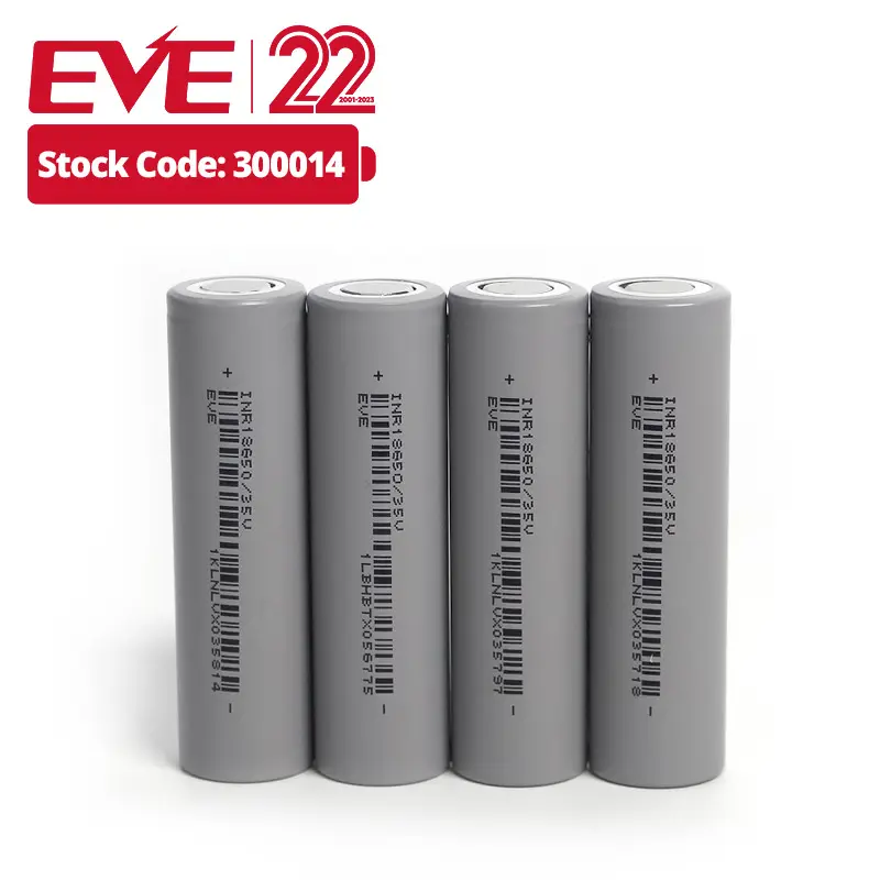 EVE18650バッテリー3500mahリチウムバッテリーEbike18650 3.7vリチウムイオン充電式18650リチウムイオン3500mahバッテリー