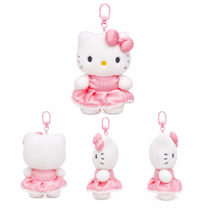 พวงกุญแจตุ๊กตาเฮลโลคิตตี้สีชมพูน่ารักขายดี ตุ๊กตาการ์ตูนขนาด 4 นิ้ว ของเล่นตุ๊กตาสัตว์น่ารัก เหมาะสำหรับเด็กๆ เล่นในเกมอาร์เคด - Product Image 1