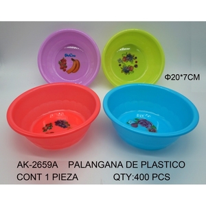 Bacini di plastica colorati 20x7cm per la casa 400 cucina elegante creativo durevole classico - Product Image 1