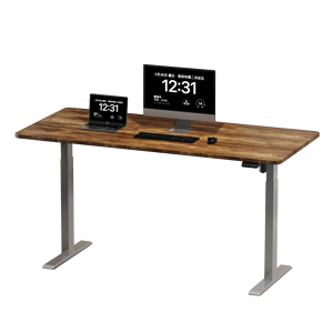 NBHY Escritorio de pie eléctrico de oficina moderno Ergonómico Altura ajustable Convertible de sentarse a pararse - Product Image 1