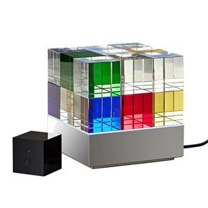 Tecnolumen Cubelight Designer Ambient Light <b>Table</b> Lamp Creative Decorative for Bedrooms 5V Remote Control Accessible - Product Image 4