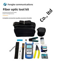 Kit d'outils pour fibre optique FTTH à connexion à froid, cisaille, stylo laser rouge 10 km, mesureur de puissance optique