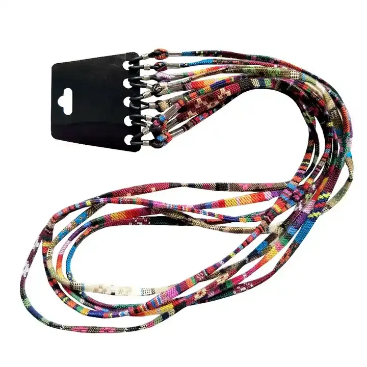 Packung mit 5 mehrfarbigen Sonnenbrillen Hals Cord Strap Brillen gläser String Lanyard Holder