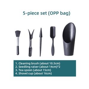 Set Peralatan Perawatan Tanaman Sukulen: Pot Bunga Taman, Alat Transplantasi Mini, Alas Pengganti Tanah, Set Alat Tangan, Sikat Tanaman, Garu, dan Penyiram - Product Image 4