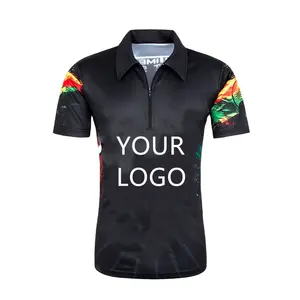 Vente en gros impression numérique broderie personnalisée chemises de golf pour hommes sublimation sport séchage rapide t-shirts polo