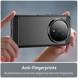 Pour étui <span class=keywords><strong>Honor</strong></span> Magic 8 <span class=keywords><strong>Pro</strong></span>, brosse anti-rayures Texture en fibre de carbone antichoc souple TPU couverture de téléphone portable pour <span class=keywords><strong>Honor</strong></span> Magic 8 <span class=keywords><strong>Pro</strong></span> - Product Image 6