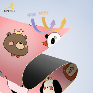 Parapluie droit pour enfants personnalisé avec impression numérique de dessins animés, taille 19 pouces, parapluie manuel pour enfants - Product Image 2