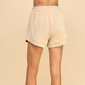 कस्टम लोगो नए डिजाइनर फैशन महिला ग्रीष्मकालीन बॉक्सर को आकस्मिक कपास शॉर्ट्स निर्माता - Product Image 6