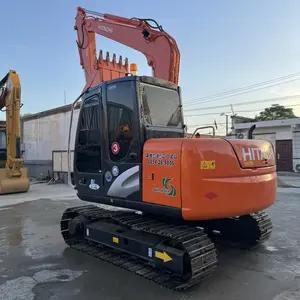 Mini escavadeira hidráulica Hitachi zx70 usada barata, máquinas de construção usadas com preço barato