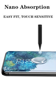 Protector de pantalla nano para móvil, vidrio templado curvo, resistente a arañazos, 9h, para samsung s20 <span class=keywords><strong>u</strong></span> - Product Image 2