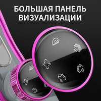 Mini fer à vapeur portable à affichage numérique, 5 niveaux de réglage, 1200W, réservoir d'eau de 180ml, fer à vapeur électrique pour vêtements