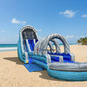 Toboggan aquatique gonflable de haute qualité sur le thème de la sirène, toboggan aquatique gonflable avec piscine <span class=keywords><strong>pour</strong></span> la <span class=keywords><strong>location</strong></span> - Product Image 4