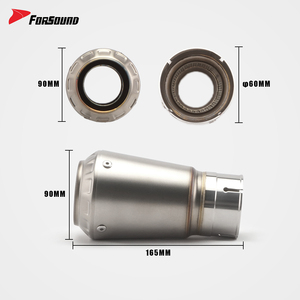Système d'échappement <span class=keywords><strong>moto</strong></span> en acier inoxydable style MotoGP, silencieux Zontes 703RR, prix de gros usine Forsound - Product Image 6