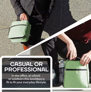 Custom Thickened Aluminum Foil Portable Thermal Insulated Lunch <b>Cooler</b> Bag for Adults Durable Insulated Lunch Bag <b>Ice</b> <b>Packs</b> for - Product Image 4