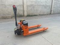 Transpalette semi-électrique avec batterie au lithium, transpalette électrique de 2 tonnes pour une utilisation durable en usine