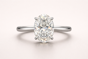 Anillo de Diamantes de Platino Premium para Mujer, Joyería Clásica y Elegante con Acabado Brillante, Ideal para Fiestas y Uso Diario - Product Image 2