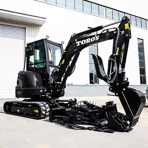 LIVRAISON GRATUITE Mini-excavatrice hydraulique de 3,5 tonnes avec hydraulique auxiliaire certifiée CE pour les projets d'aménagement paysager - Product Image 5