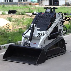 TOSH Cheap Price Mini Skid Steer Soil Conditioner With Track Free Shipping