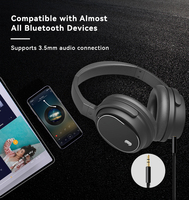 Casque OEM à réduction de bruit active, casque filaire ANC ODM personnalisé de haute qualité pour avion, portable