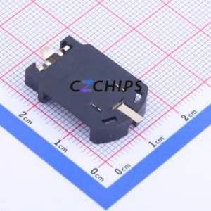BS-08-B2BA004 Button & Strip Battery Connector SMD Connector Battery Holder CR2032 Phosphor Bronze - Product Image 2