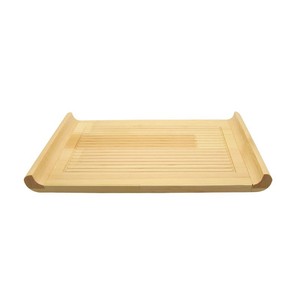 Ensemble de plateaux de service en bambou rectangulaires en bois naturel pour sushis, sashimis, fruits de mer, pain, vaisselle de table - Product Image 5