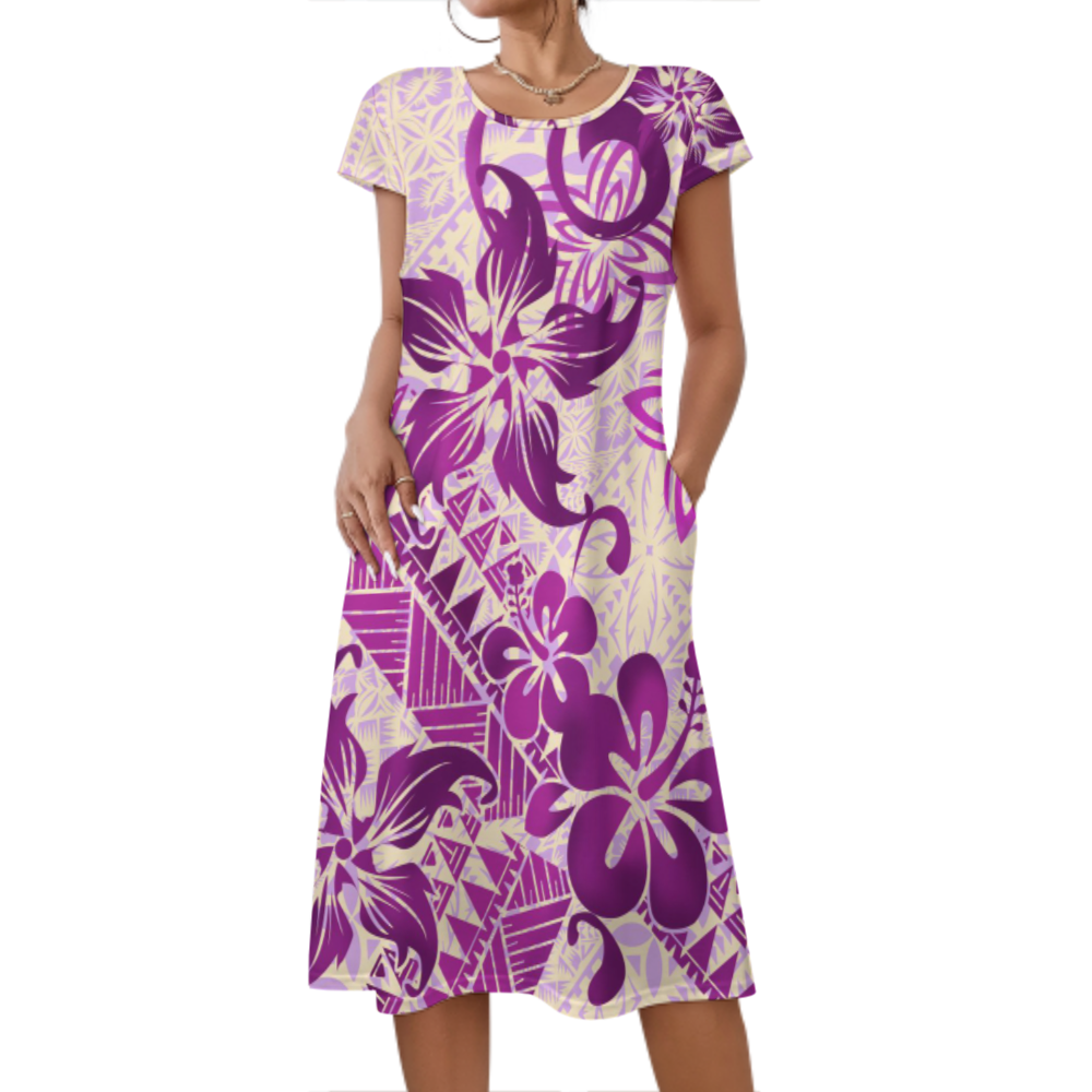 chinese dress ladies Pocket Dress