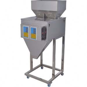 Distributeur de remplissage haute précision en acier inoxydable à 2 têtes pour 500g de raisins secs, baies de Goji, épices, poudre, farine, café et thé en sachet - Product Image 4