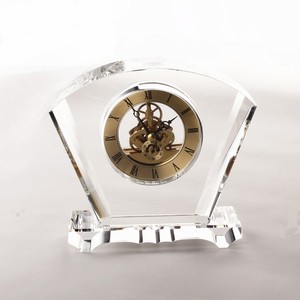 Reloj de Cristal <span class=keywords><strong>Waterford</strong></span>, Producto Nuevo, Grabado Láser 3D, Reloj de Escritorio de Cristal, Recuerdo, Regalo Empresarial - Product Image 4