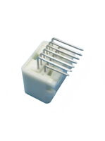 1318772-2 Connecteur domestique automobile 12V en laiton, 12 broches, à angle droit, avec boîtier PBT, mâle, pour connexion fil-carte, support de broches courbées, 13A