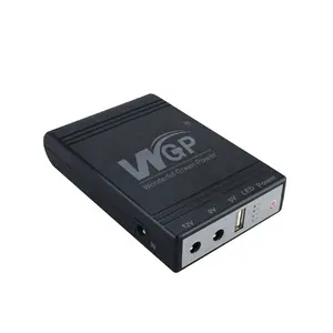 ルータups 12v Suppliers-WGPオリジナルファクトリーパワーバンクups 12v 5v wifiルーターipカメラpoe ups with backup battery