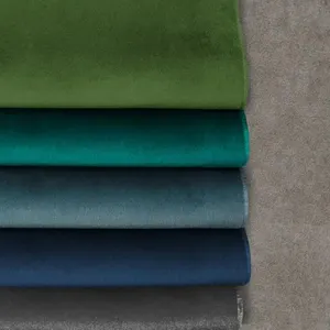 बमबारी बेला कारखाने के स्टॉक में विभिन्न रंग पॉलिएस्टर ऊन जैसे लक्जरी वेवेट कपड़े